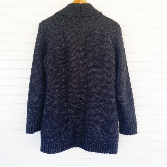 Candie's Bkack open cardigan Size Large - Picture 2 of 9